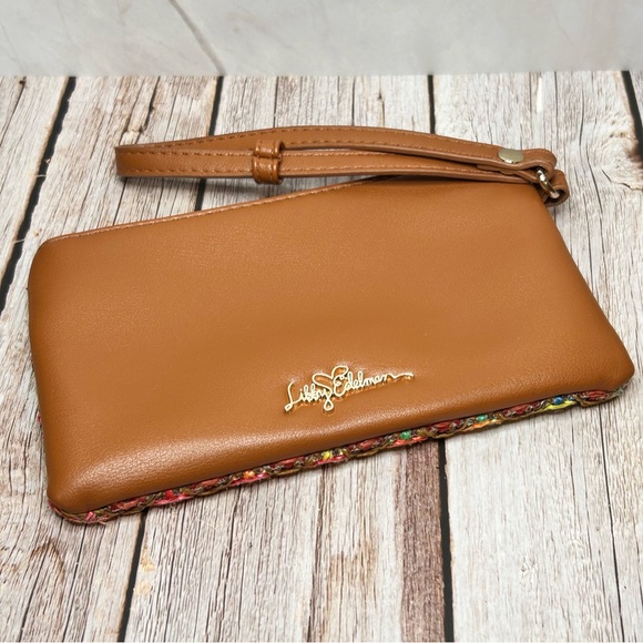 Libby Edelman Multicolor Zigzag Woven Cosmetic Bag - Picture 3 of 6